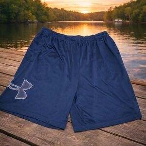 Under Armour Men's Deep Blue Athletic Shorts
